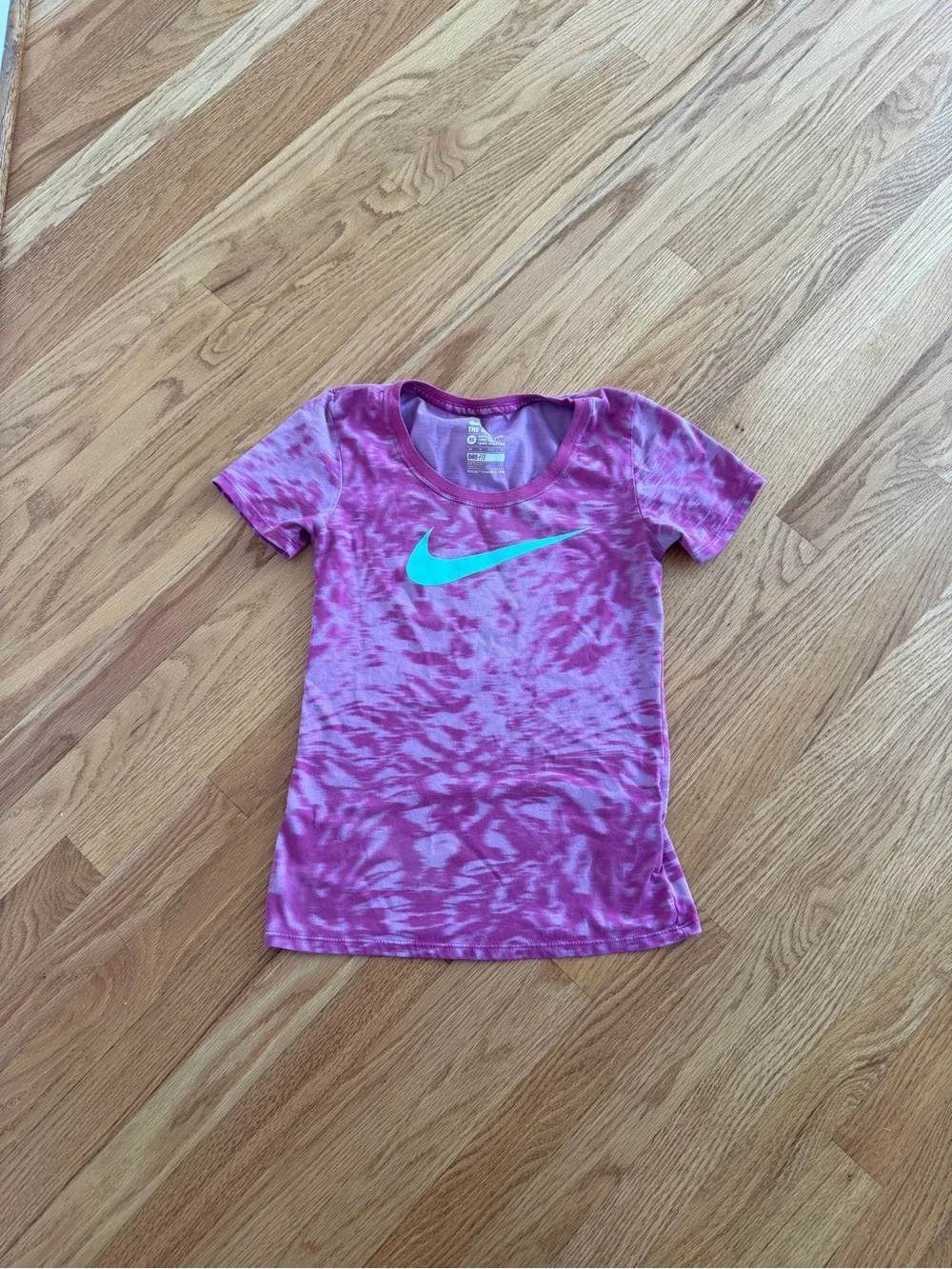 Nike purple t shirt tie dye sexy